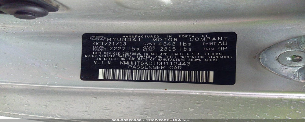 KMHHT6KD1DU112443 2013 HYUNDAI GENESIS COUPE photo no. 9