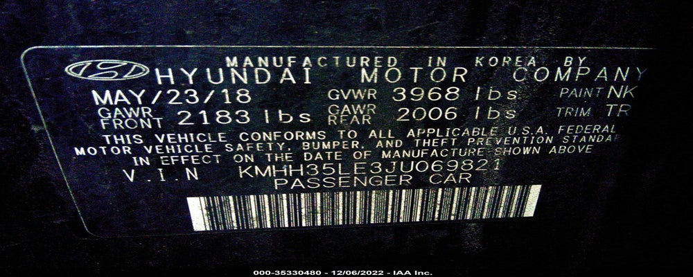 KMHH35LE3JU069821 2018 HYUNDAI ELANTRA GT photo no. 9