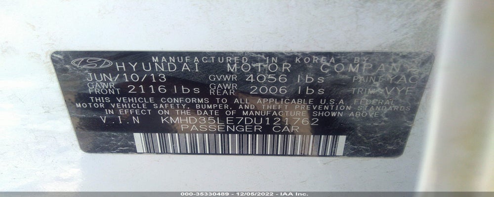 KMHD35LE7DU121762 2013 HYUNDAI ELANTRA GT photo no. 9