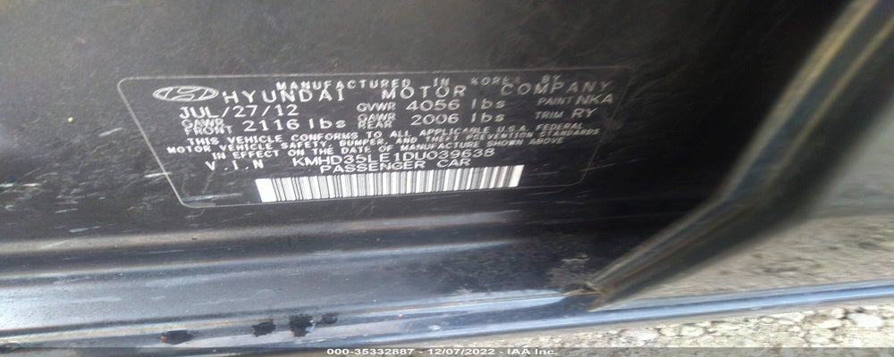 KMHD35LE1DU039638 2013 HYUNDAI ELANTRA GT photo no. 9