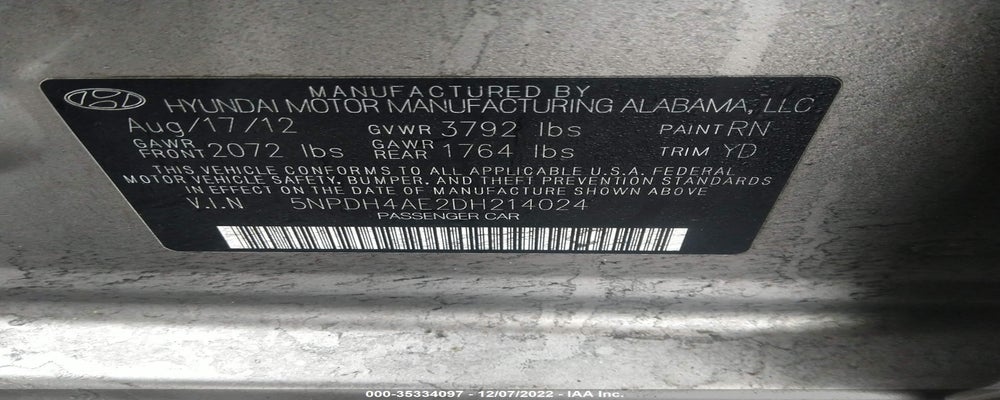 5NPDH4AE2DH214024 2013 HYUNDAI ELANTRA photo no. 9