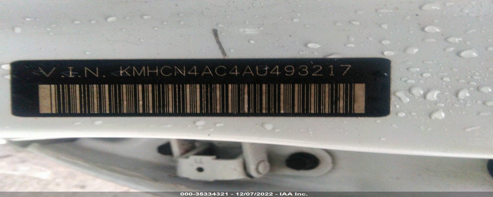 KMHCN4AC4AU493217 2010 HYUNDAI ACCENT photo no. 9