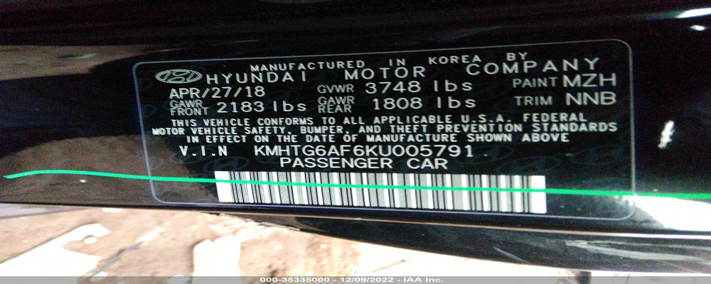 KMHTG6AF6KU005791 2019 HYUNDAI VELOSTER photo no. 9