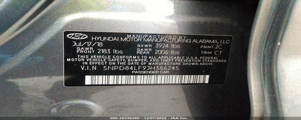 5NPD84LF9JH386245 2018 HYUNDAI ELANTRA photo no. 9