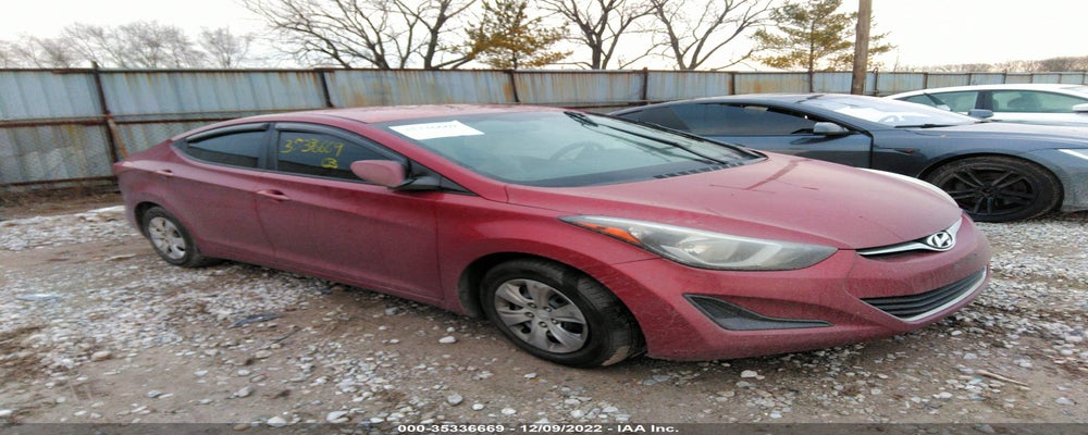 5NPDH4AEXGH713416 2016 HYUNDAI ELANTRA photo no. 1
