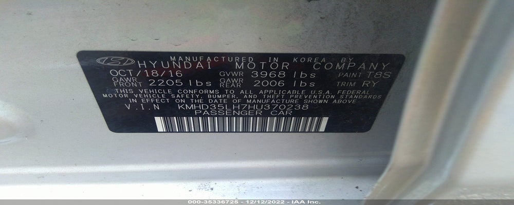 KMHD35LH7HU370238 2017 HYUNDAI ELANTRA GT photo no. 9