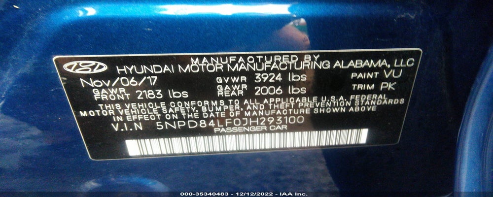 5NPD84LF0JH293100 2018 HYUNDAI ELANTRA photo no. 9