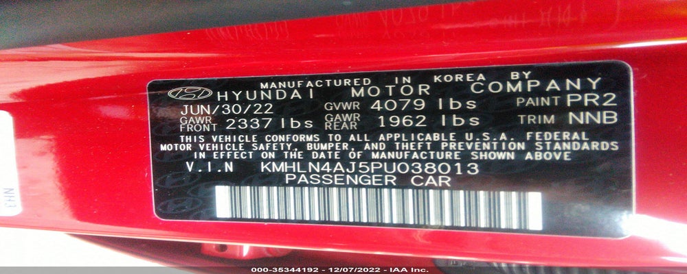 KMHLN4AJ5PU038013 2023 HYUNDAI ELANTRA HYBRID photo no. 9