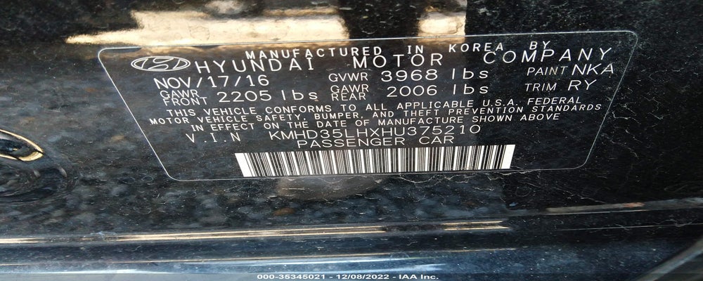 KMHD35LHXHU375210 2017 HYUNDAI ELANTRA GT photo no. 9