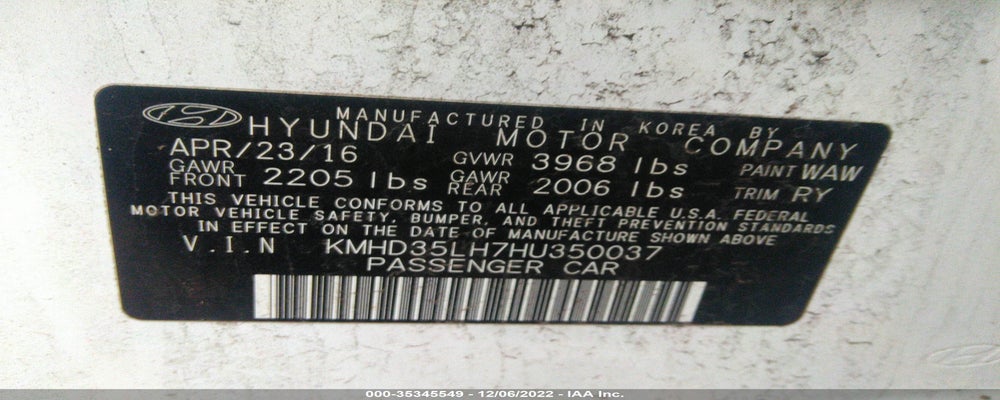 KMHD35LH7HU350037 2017 HYUNDAI ELANTRA GT photo no. 9