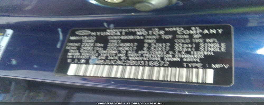 KM8JUCAC2BU316672 2011 HYUNDAI TUCSON photo no. 9