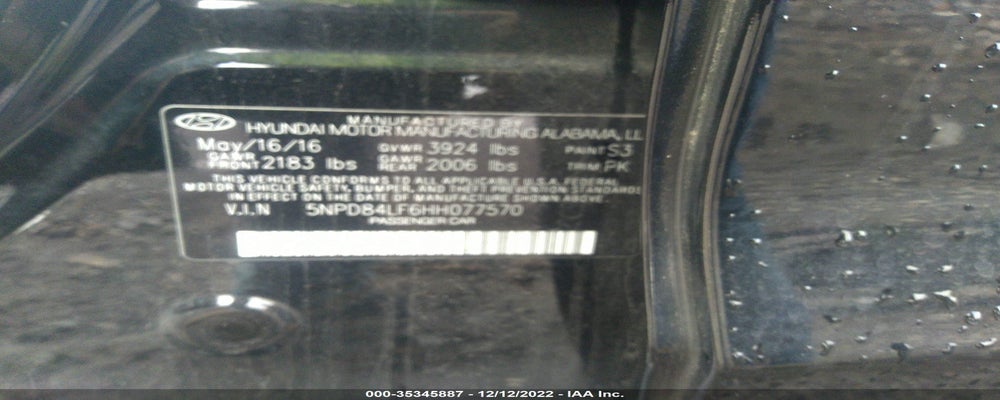 5NPD84LF6HH077570 2017 HYUNDAI ELANTRA photo no. 9