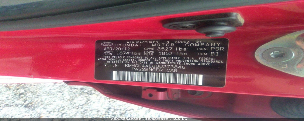 KMHCU4AE8DU273846 2013 HYUNDAI ACCENT photo no. 9