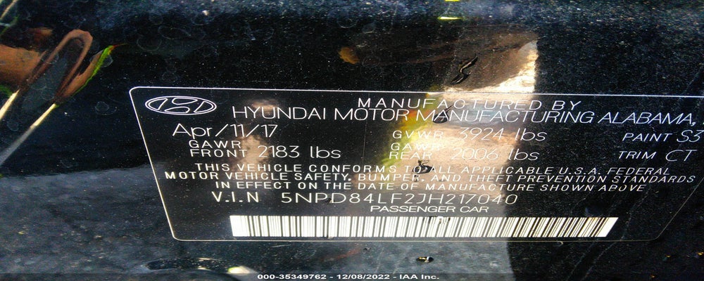 5NPD84LF2JH217040 2018 HYUNDAI ELANTRA photo no. 9