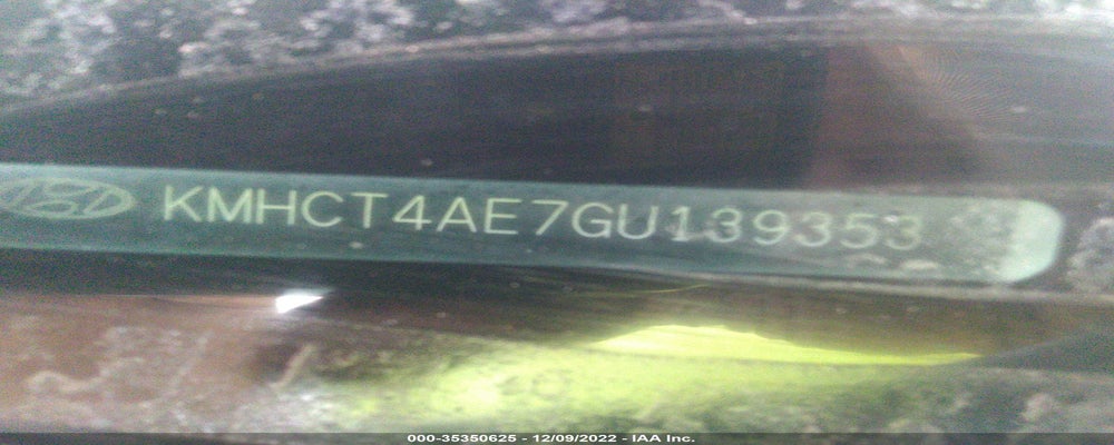 KMHCT4AE7GU139353 2016 HYUNDAI ACCENT photo no. 9