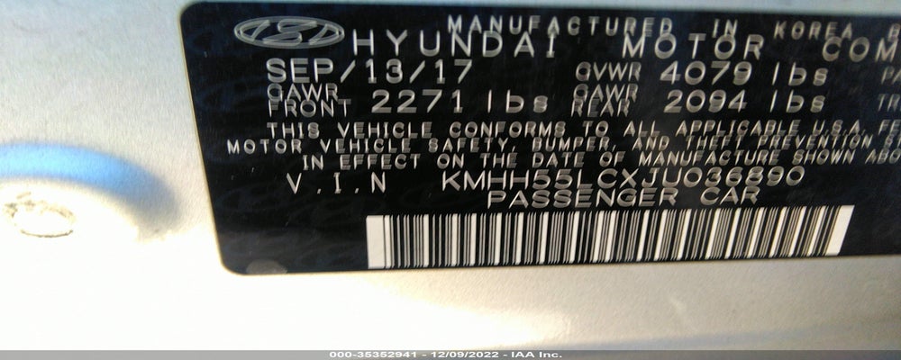KMHH55LCXJU036890 2018 HYUNDAI ELANTRA GT photo no. 9