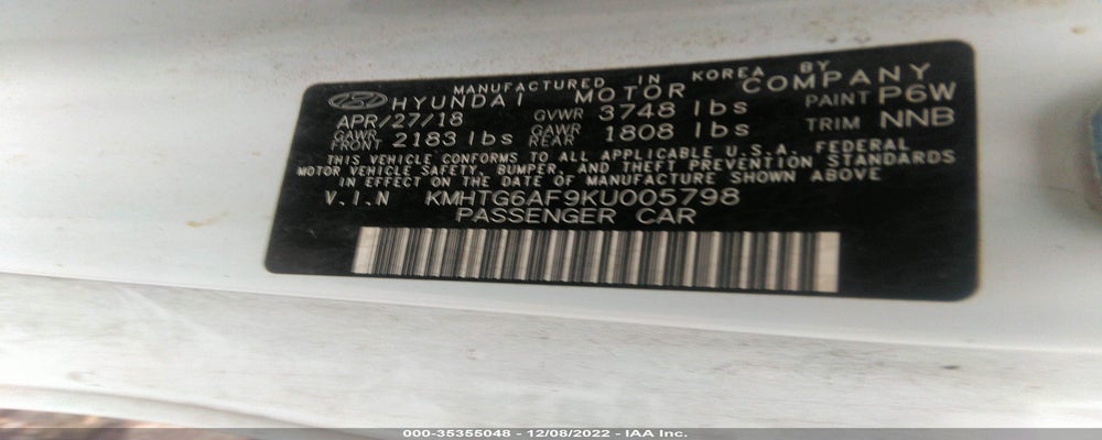 KMHTG6AF9KU005798 2019 HYUNDAI VELOSTER photo no. 9