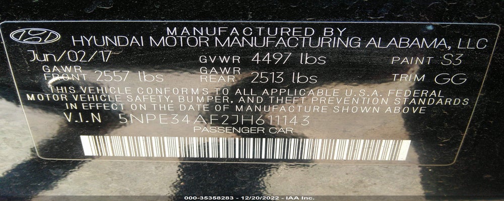 5NPE34AF2JH611143 2018 HYUNDAI SONATA photo no. 9