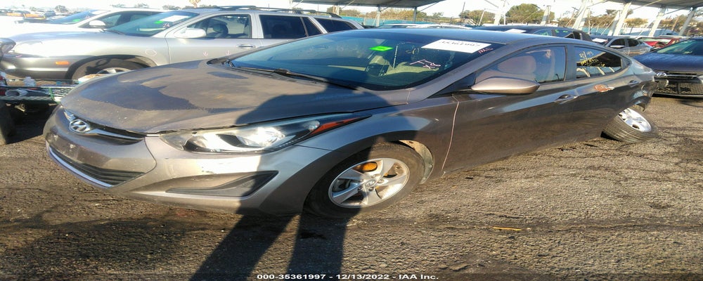 5NPDH4AE3EH502037 2014 HYUNDAI ELANTRA photo no. 2