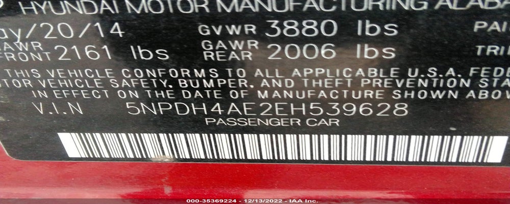 5NPDH4AE2EH539628 2014 HYUNDAI ELANTRA photo no. 9