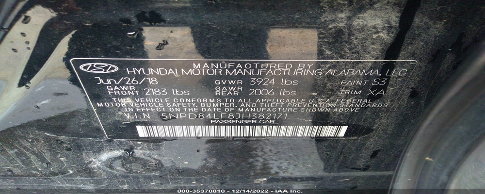 5NPD84LF8JH382171 2018 HYUNDAI ELANTRA photo no. 9