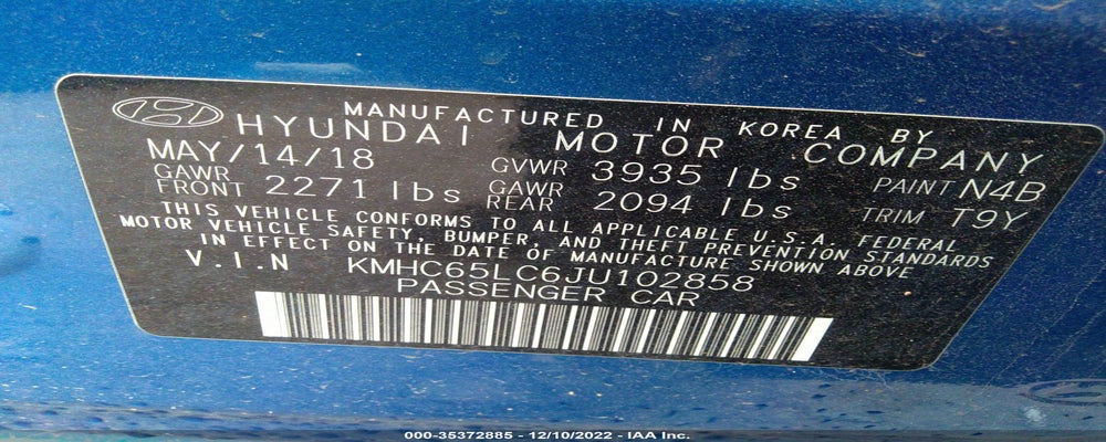 KMHC65LC6JU102858 2018 HYUNDAI IONIQ HYBRID photo no. 9