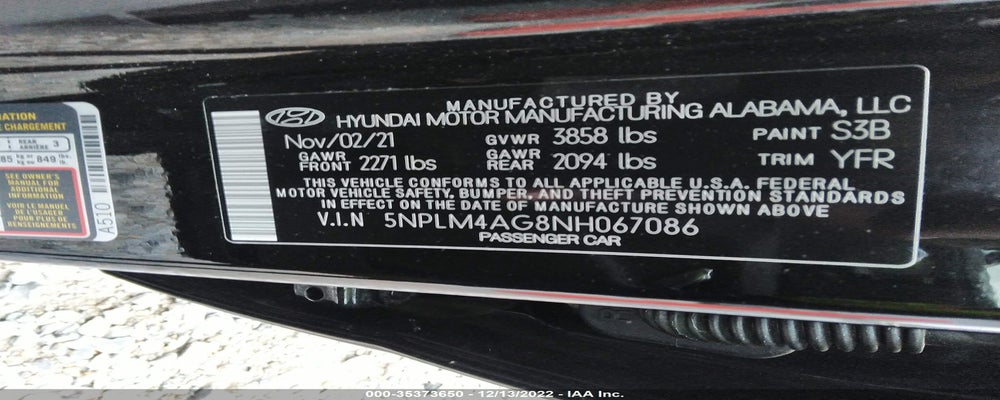 5NPLM4AG8NH067086 2022 HYUNDAI ELANTRA photo no. 9