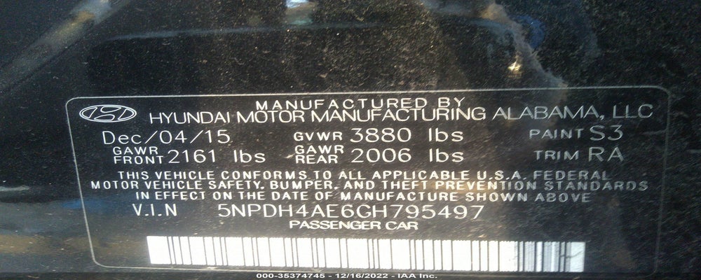5NPDH4AE6GH795497 2016 HYUNDAI ELANTRA photo no. 9
