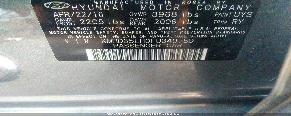 KMHD35LH0HU349750 2017 HYUNDAI ELANTRA GT photo no. 9