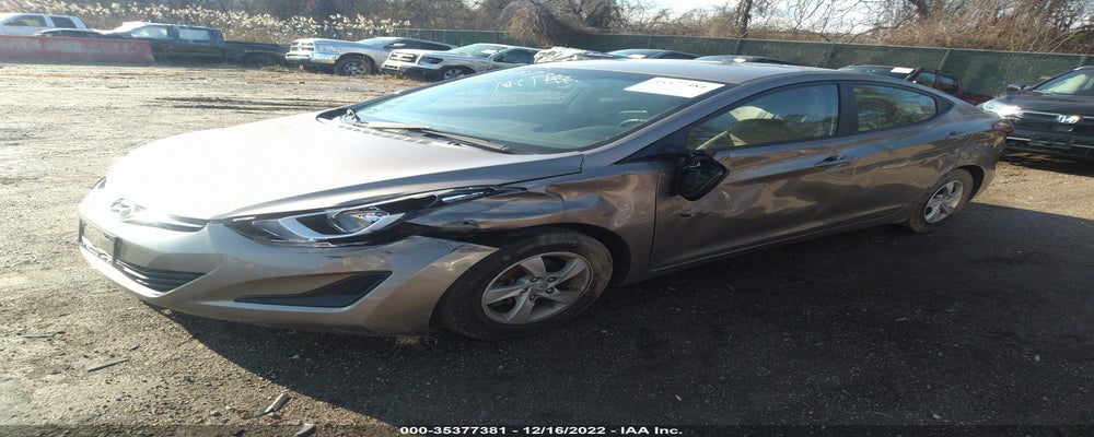 5NPDH4AE8EH539827 2014 HYUNDAI ELANTRA photo no. 2