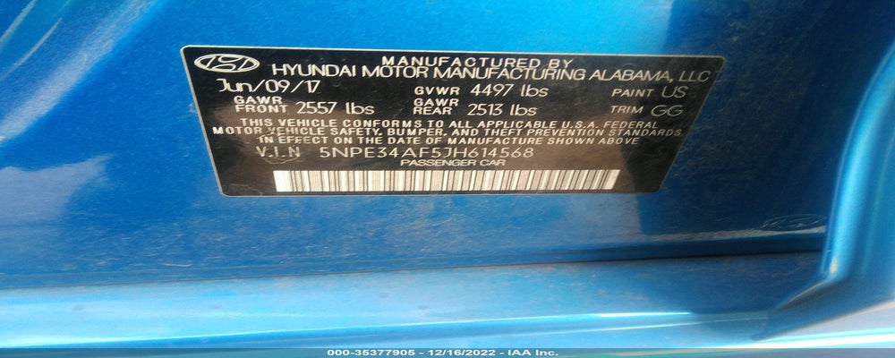 5NPE34AF5JH614568 2018 HYUNDAI SONATA photo no. 9