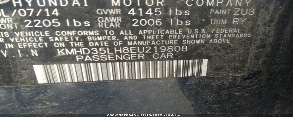 KMHD35LH8EU219808 2014 HYUNDAI ELANTRA GT photo no. 9