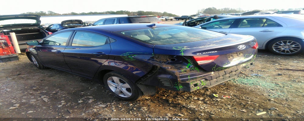5NPDH4AE2CH070392 2012 HYUNDAI ELANTRA photo no. 3