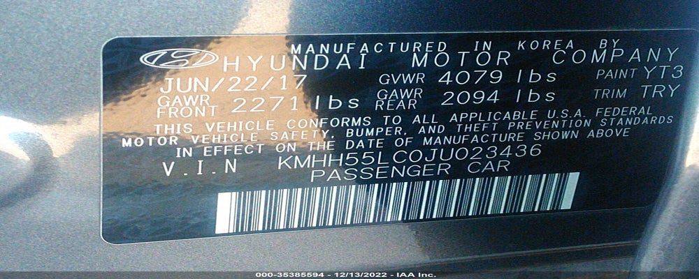 KMHH55LC0JU023436 2018 HYUNDAI ELANTRA GT photo no. 9