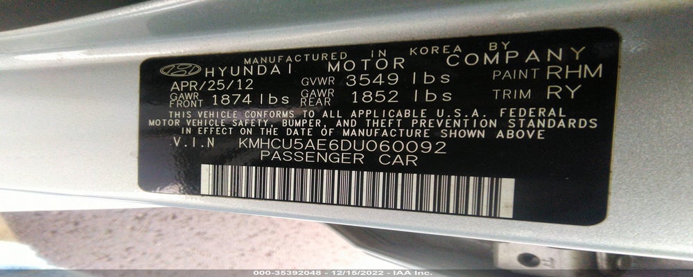 KMHCU5AE6DU060092 2013 HYUNDAI ACCENT photo no. 9