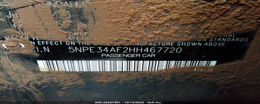5NPE34AF2HH467720 2017 HYUNDAI SONATA photo no. 9