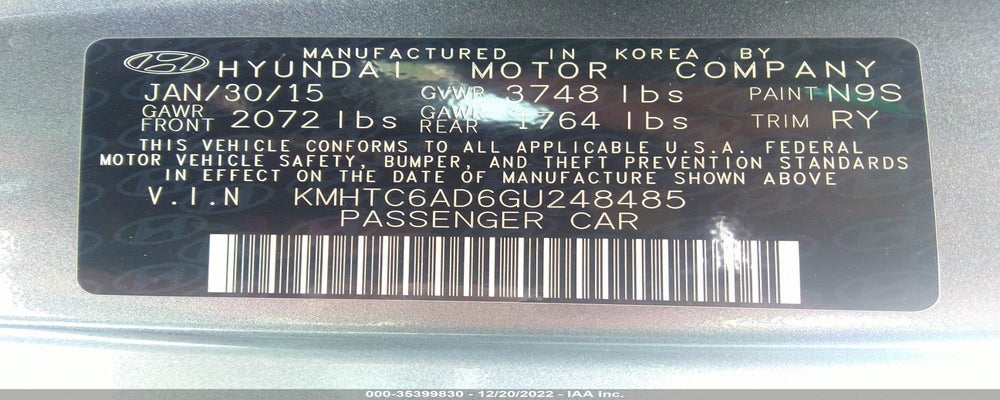 KMHTC6AD6GU248485 2016 HYUNDAI VELOSTER photo no. 9
