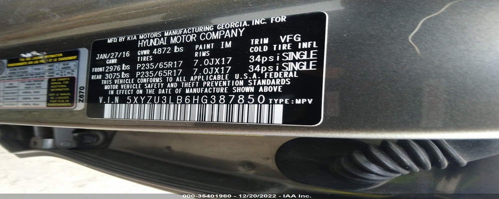 5XYZU3LB6HG387850 2017 HYUNDAI SANTA FE SPORT photo no. 9