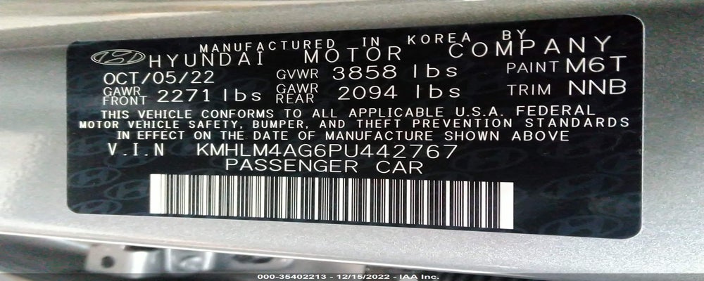 KMHLM4AG6PU442767 2023 HYUNDAI ELANTRA photo no. 9