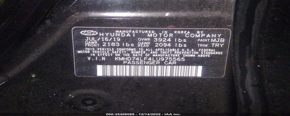 KMHD74LF4LU975565 2020 HYUNDAI ELANTRA photo no. 9