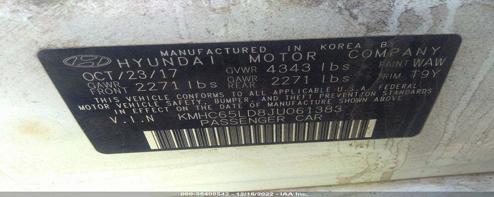 KMHC65LD8JU061383 2018 HYUNDAI IONIQ PLUG-IN HYBRID photo no. 9
