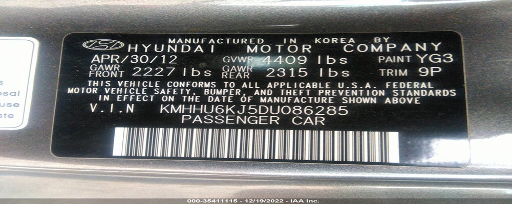 KMHHU6KJ5DU086285 2013 HYUNDAI GENESIS COUPE photo no. 9