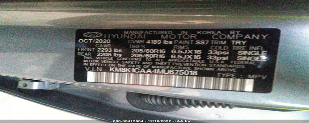 KM8K1CAA4MU675018 2021 HYUNDAI KONA photo no. 9