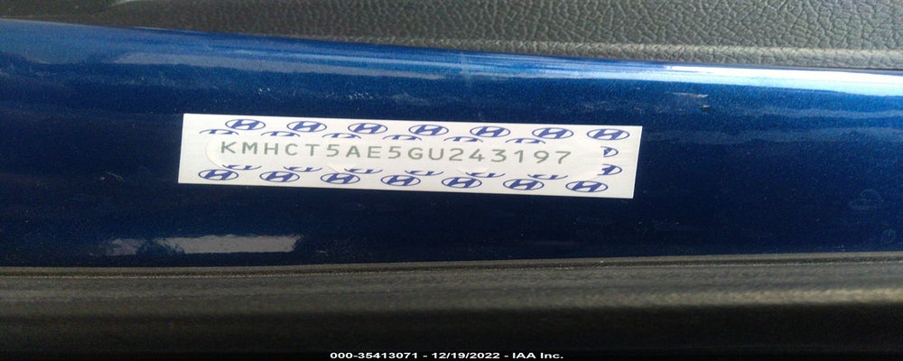 KMHCT5AE5GU243197 2016 HYUNDAI ACCENT photo no. 9