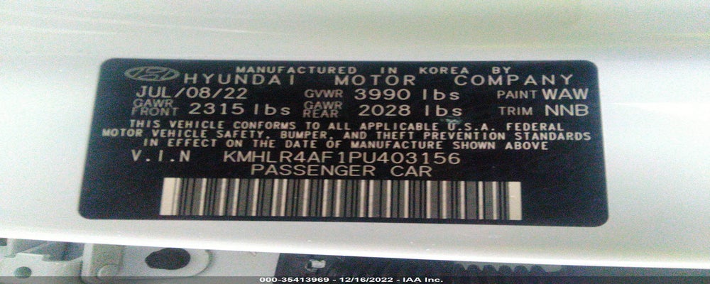 KMHLR4AF1PU403156 2023 HYUNDAI ELANTRA photo no. 9