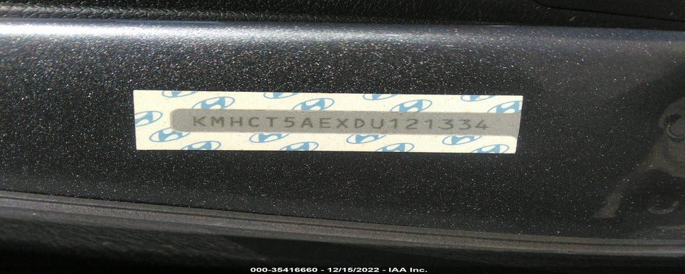KMHCT5AEXDU121334 2013 HYUNDAI ACCENT photo no. 9