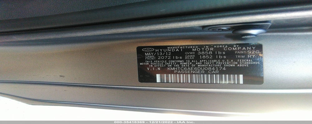 KMHTC6AE6DU084174 2013 HYUNDAI VELOSTER photo no. 9