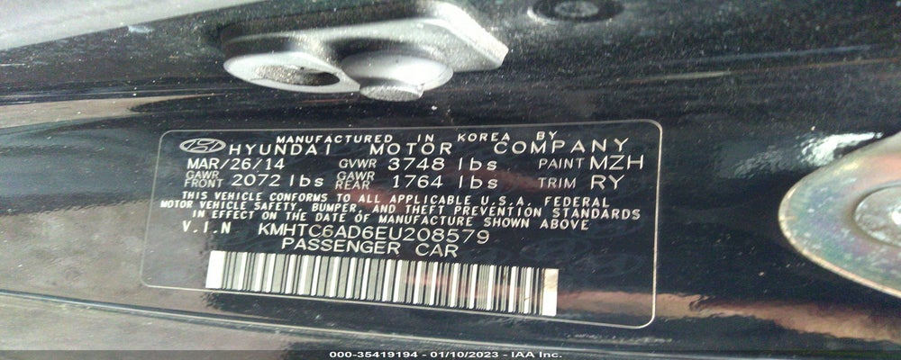 KMHTC6AD6EU208579 2014 HYUNDAI VELOSTER photo no. 9