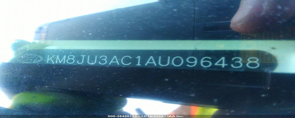 KM8JU3AC1AU096438 2010 HYUNDAI TUCSON photo no. 9