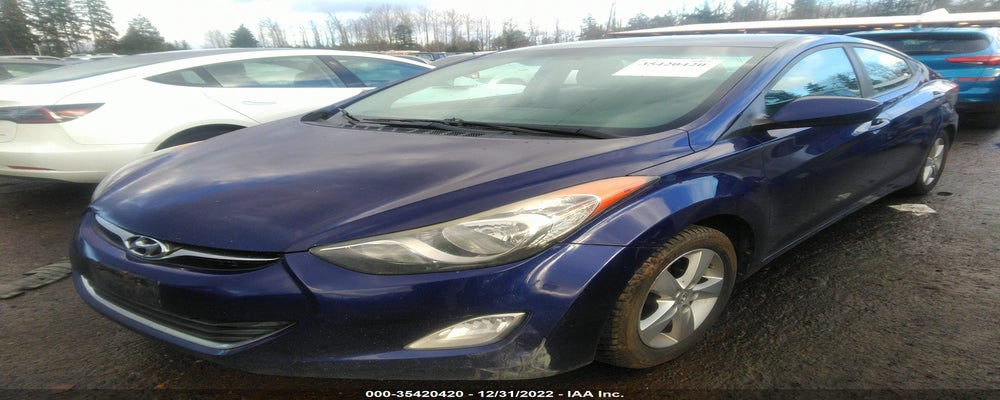 5NPDH4AE1CH110431 2012 HYUNDAI ELANTRA photo no. 2
